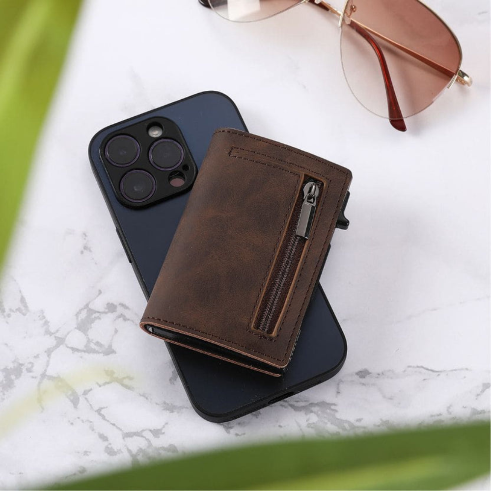 SécuriPorte - Portefeuille Anti-RFID Élégant et Compact