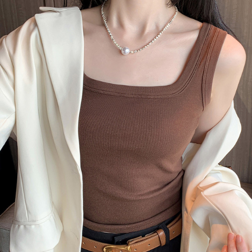 Top Côtelé Sans-Soutif — Brassière Intégrée