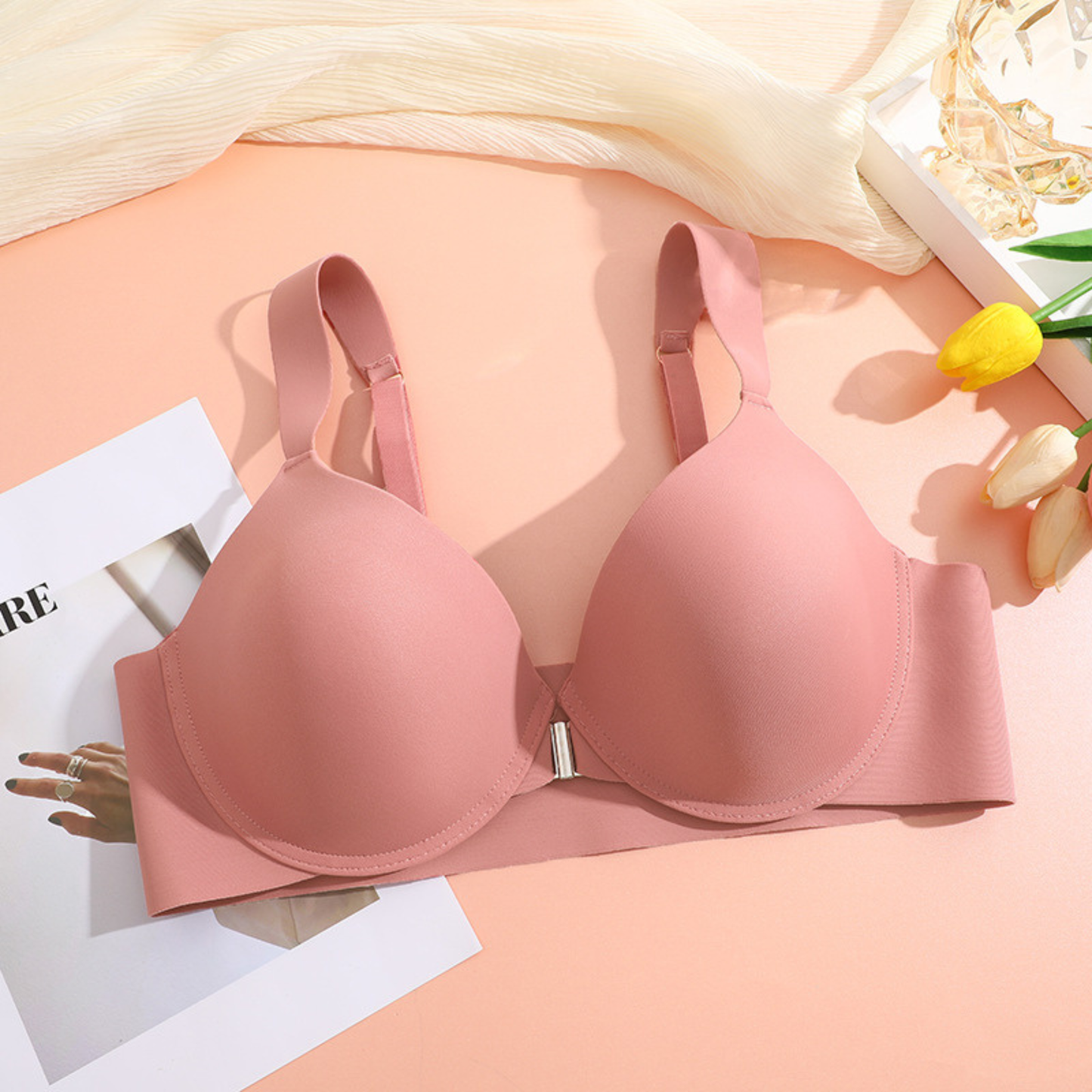 Soutien-gorge DouxLift™ à fermeture frontale — Confort tout-jour.