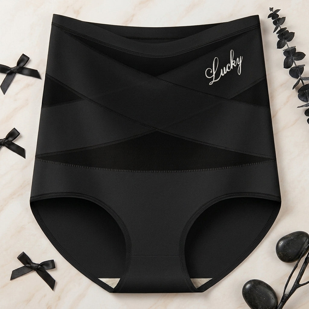 SiluVéa™ – Culotte Gainante Taille Haute Confort Sculptant