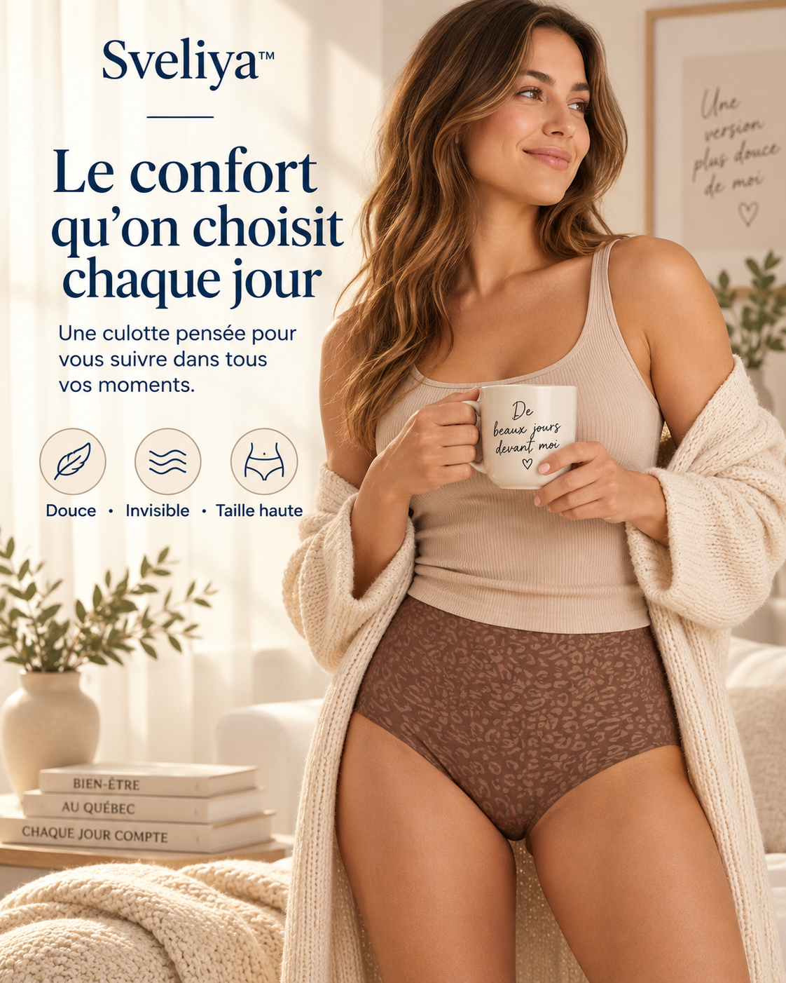 Sveliya™ — Culottes Gainantes Invisibles Taille Haute | Pack 3 ou 5