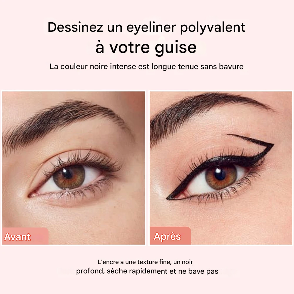 LinerFlip™ — Le Tampon Eyeliner Waterproof pour des Wings Parfaits en 5s