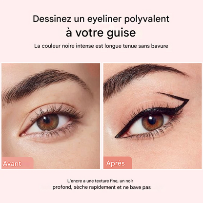 LinerFlip™ — Le Tampon Eyeliner Waterproof pour des Wings Parfaits en 5s