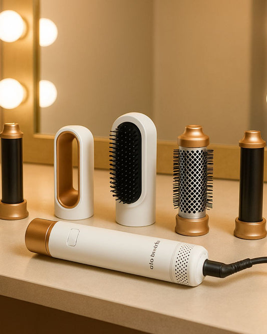 Le StyleAir™  5-en-1 : L'outil Tout-en-Un pour des Cheveux Parfaits