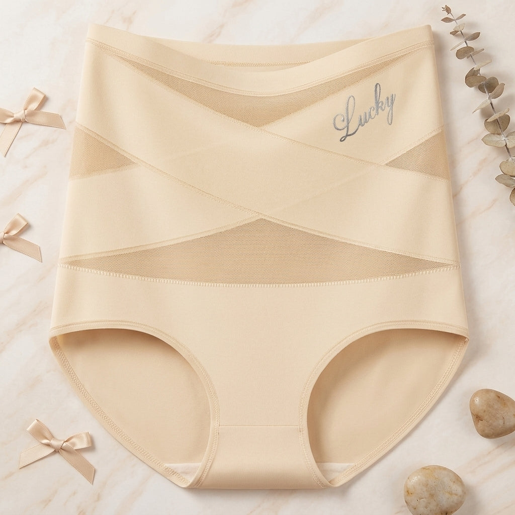 SiluVéa™ – Culotte Gainante Taille Haute Confort Sculptant