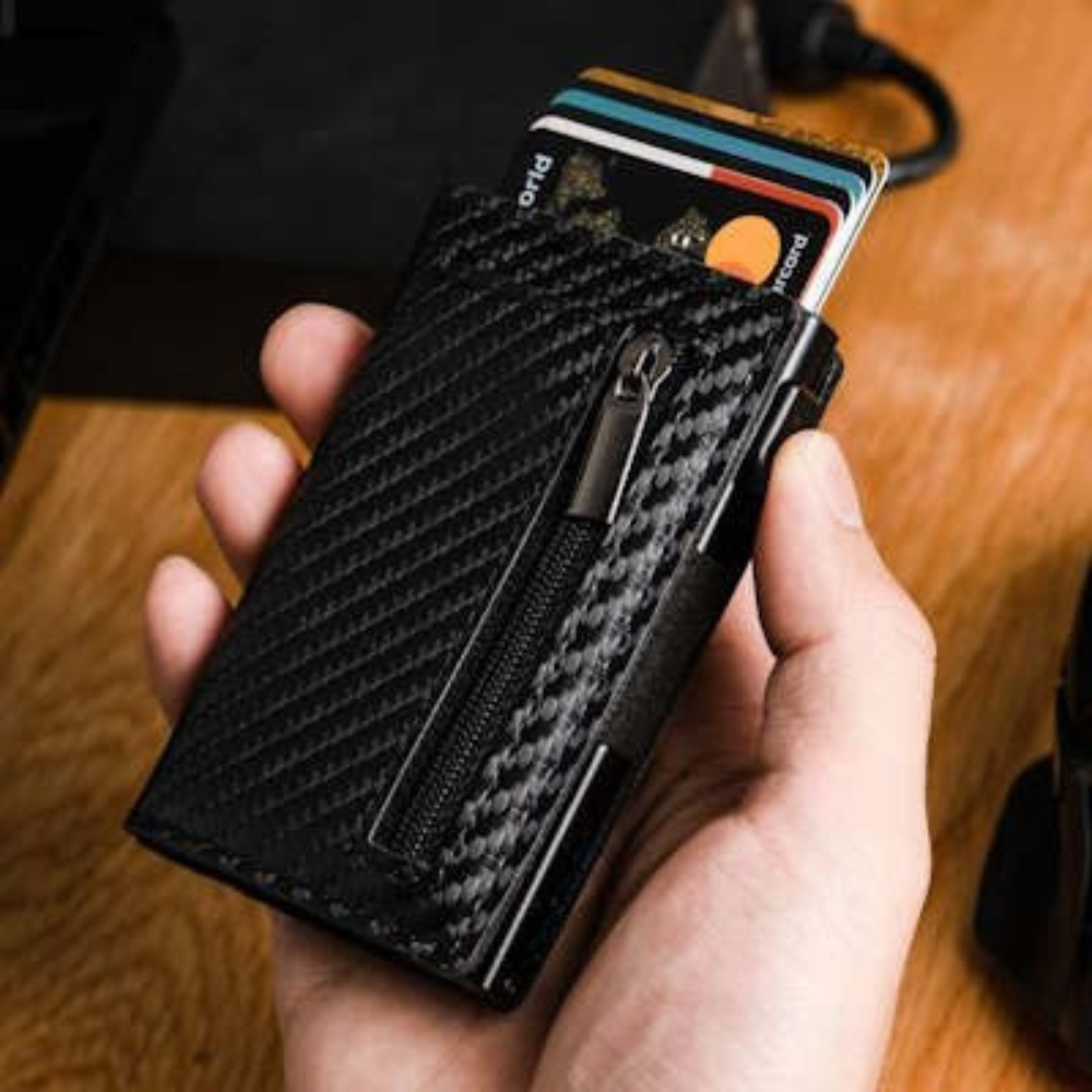 SécuriPorte - Portefeuille Anti-RFID Élégant et Compact