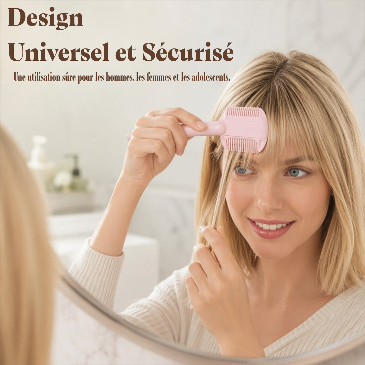 Peigne Effileur ProCoupe™ 2-en-1 – Coupe & Effilage de Précision à la Maison
