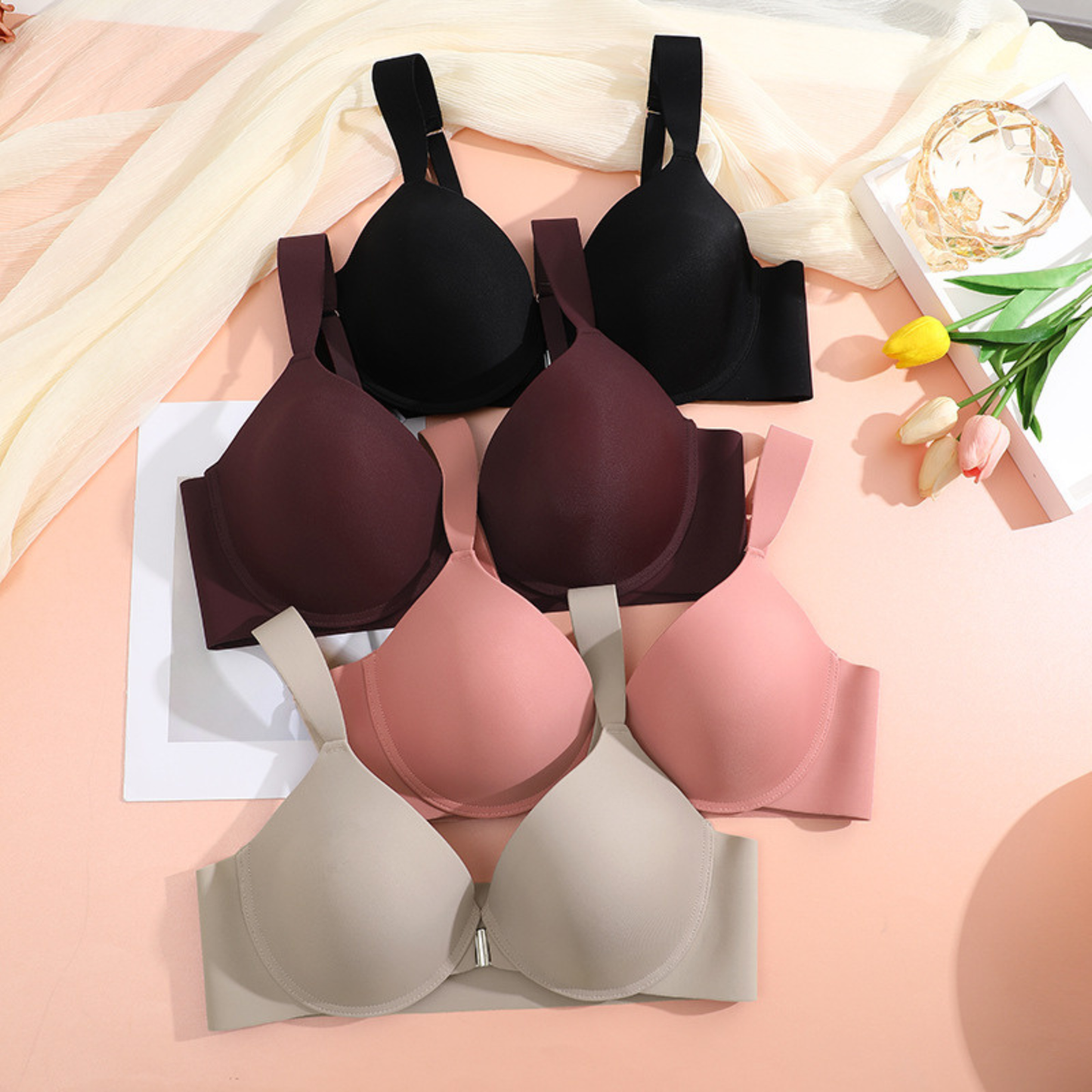 Soutien-gorge DouxLift™ à fermeture frontale — Confort tout-jour.