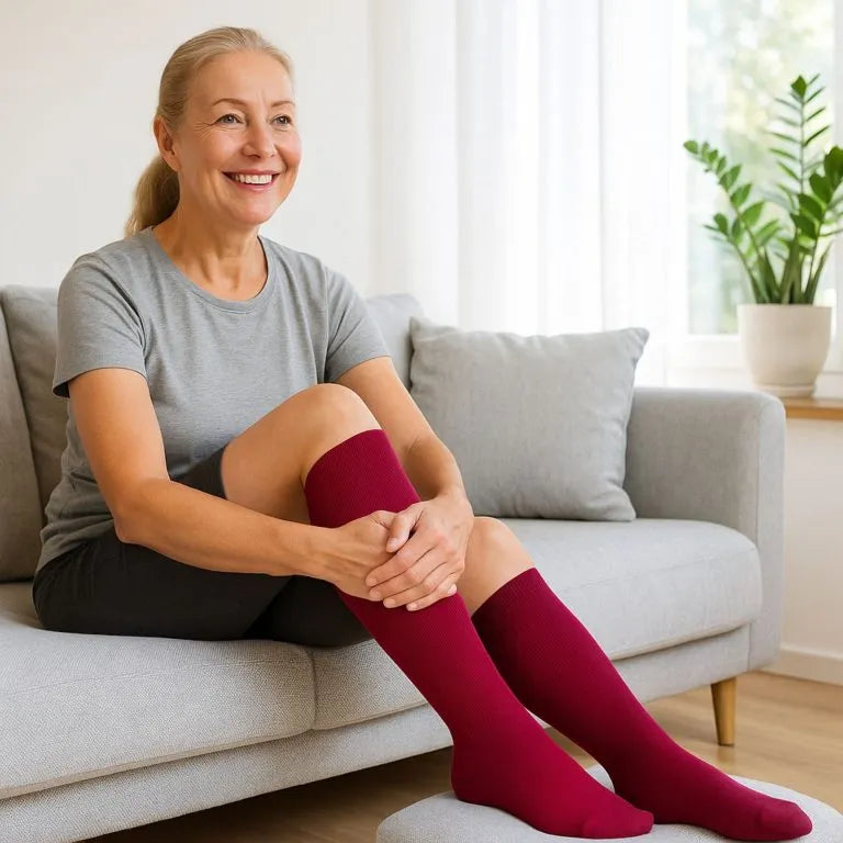 Chaussettes de Compression Hautes - Jambes Légères
