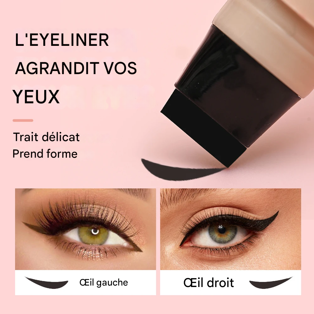 LinerFlip™ — Le Tampon Eyeliner Waterproof pour des Wings Parfaits en 5s