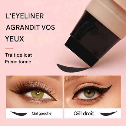 LinerFlip™ — Le Tampon Eyeliner Waterproof pour des Wings Parfaits en 5s