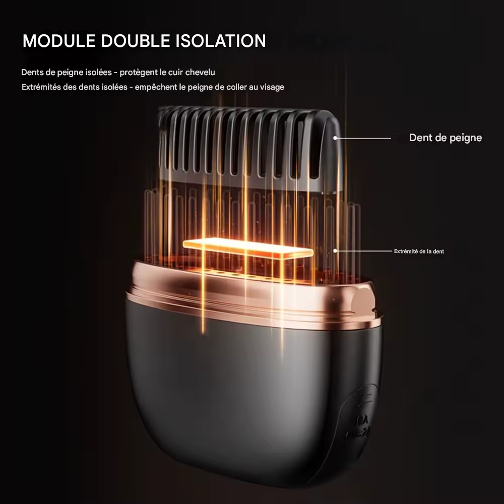 Glossy™ – Mini Peigne Lissant Sans Fil