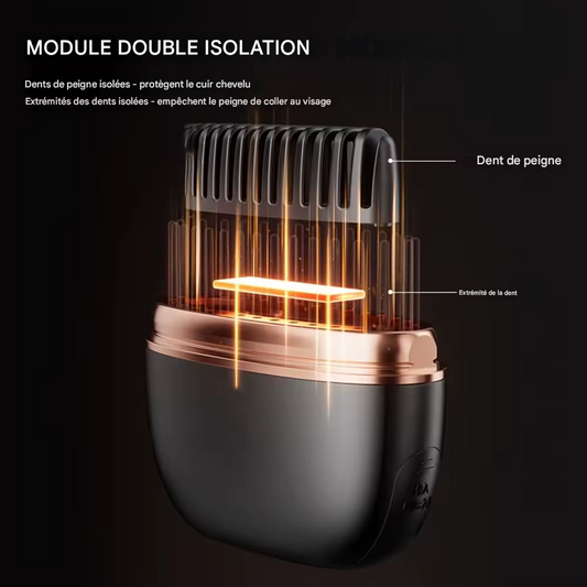 Glossy™ – Mini Peigne Lissant Sans Fil