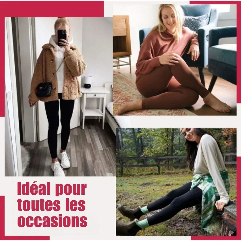 PolaRêve™ – Legging Doublé Polaire au Galbe Parfait