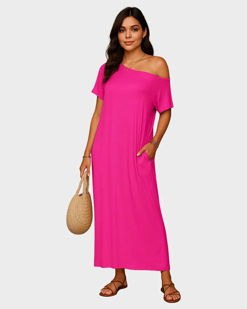 Maelisse™ — La robe maxi élégante qui se porte comme une tenue détente