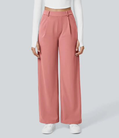 Pantalon Élise™ | Pantalon Tailleur Large Confort | Collection Essentielle