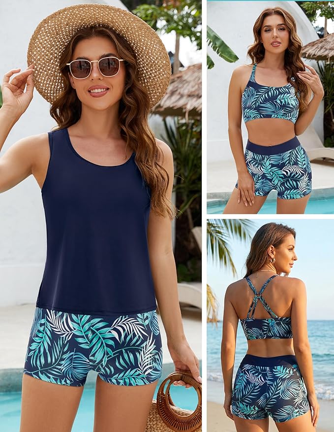 Marévia™ — Tankini modulable 3 pièces