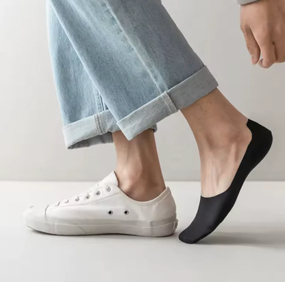 Chaussettes Invisibles Antidérapantes qui Reste en Place, Unisexes!