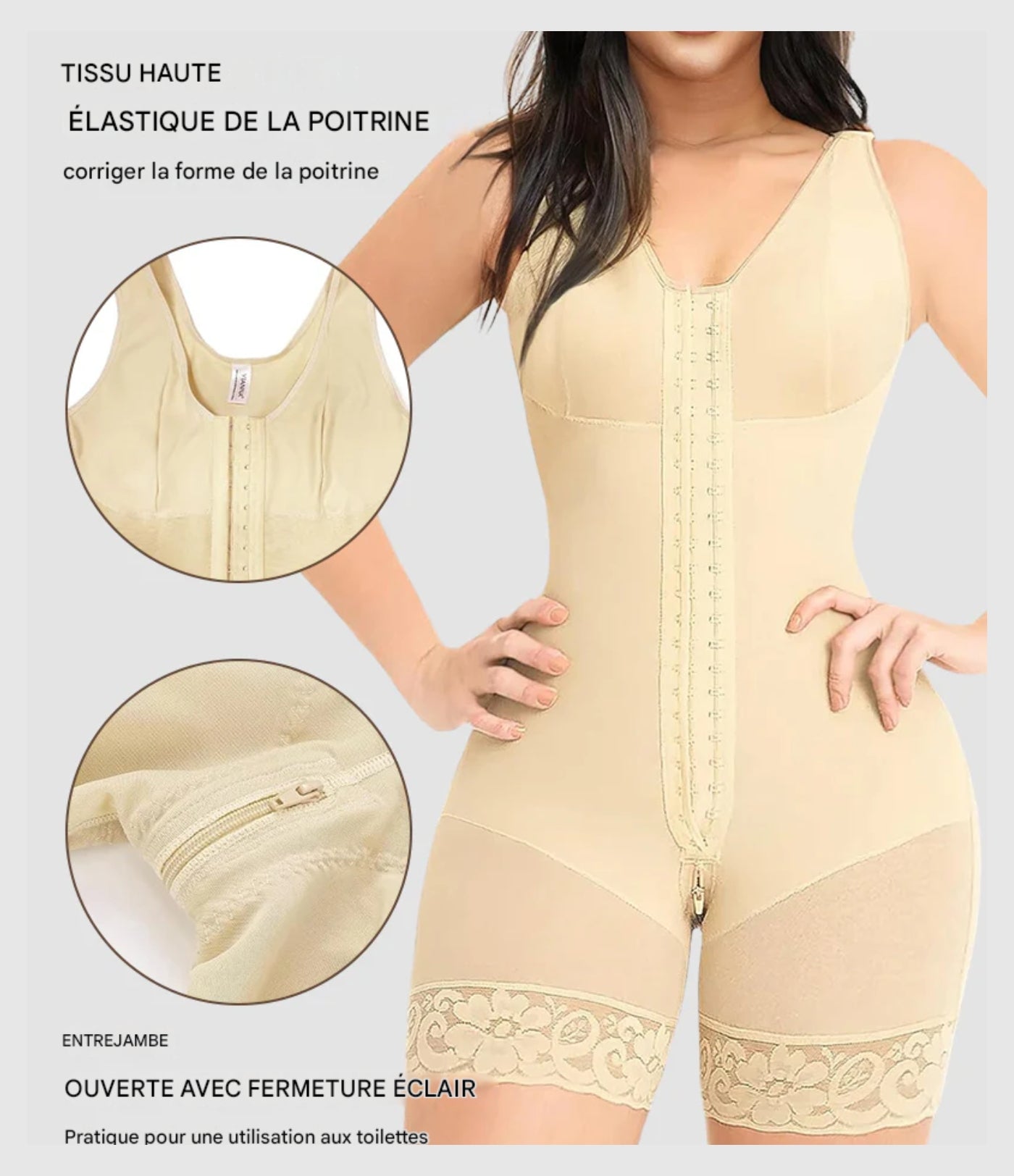 YanaSculpt™ – Sous-vêtement gainant à double compression avec soutien-gorge