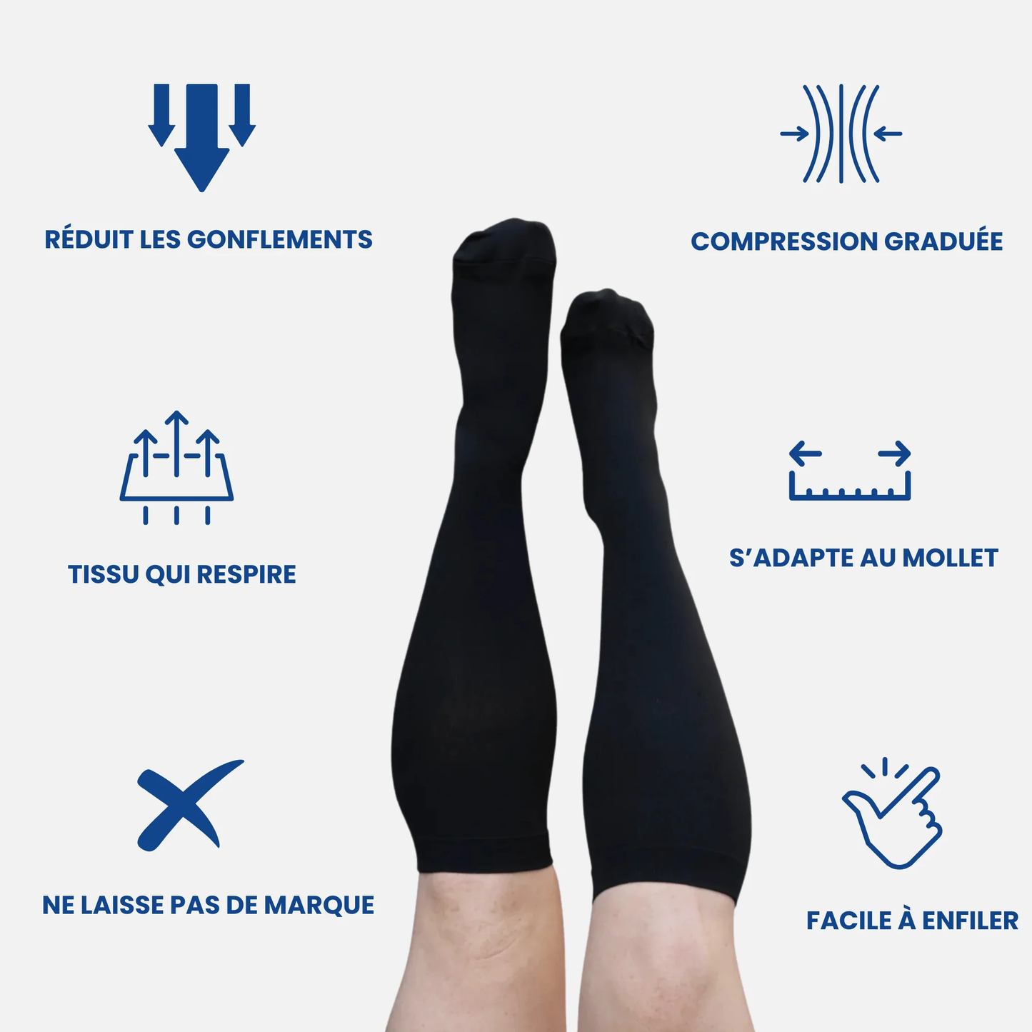 Medichausse™ – Bas de Compression Confort+