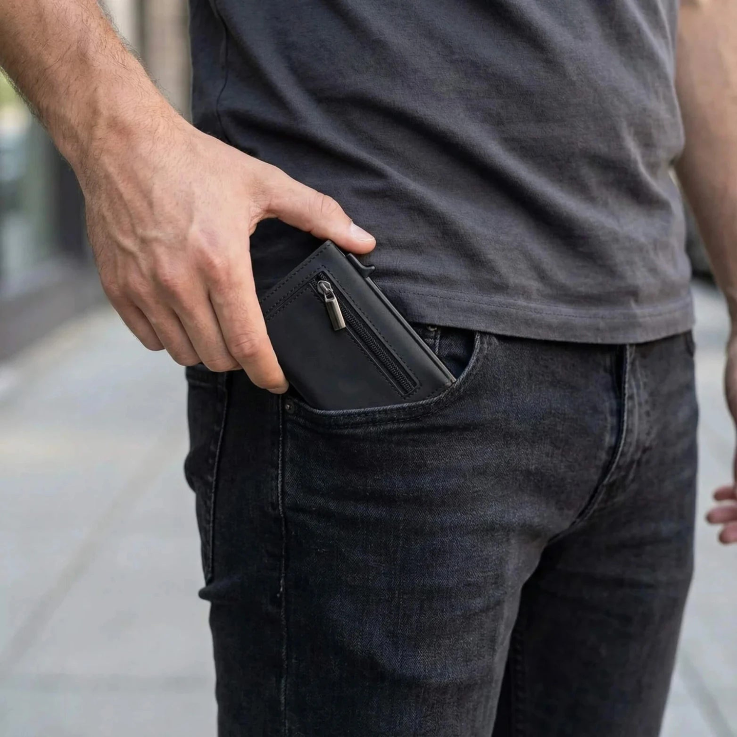 Le Portefeuille NORDÖ Slim™ — Porte-cartes compact anti-RFID.