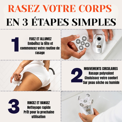 Auréa™ – Rasoir Électrique Premium Sans Coupure