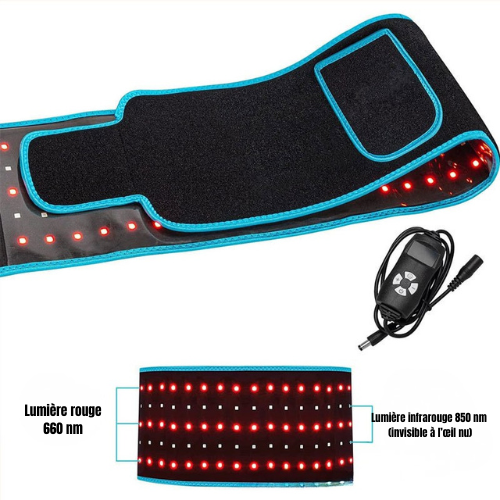 LumiRelief – Ceinture de Bien-Être à Lumière Douce