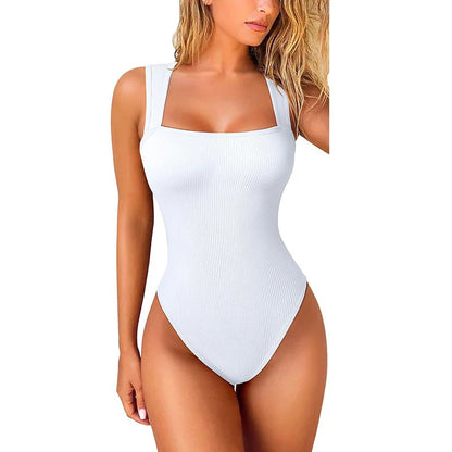 Débardeur sans manches gainant pour ventre plat – body intégral