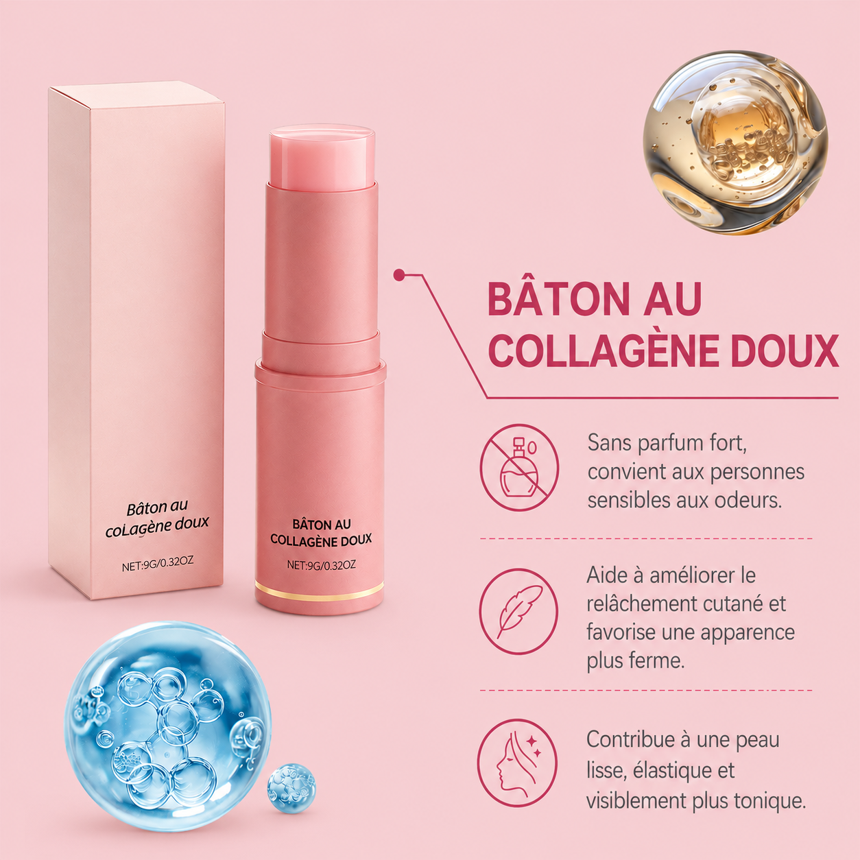 Lumine Québec™ Le Bâton Éclat — Sérum Collagène Concentré