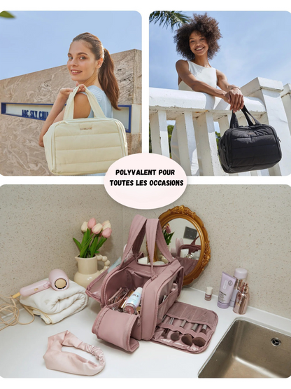 Voyagia™ – Trousse de Toilette 4-en-1 Ultra Pratique et Compacte