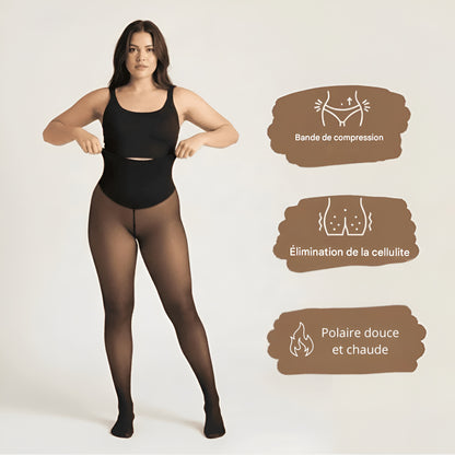 Polaruxe™-Leggings Sculptants Polaires à Couture Unique