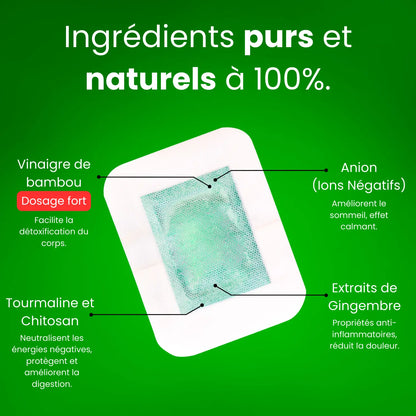 Patchs Détox Ecolife® : Purifiez votre corps naturellement pendant la nuit