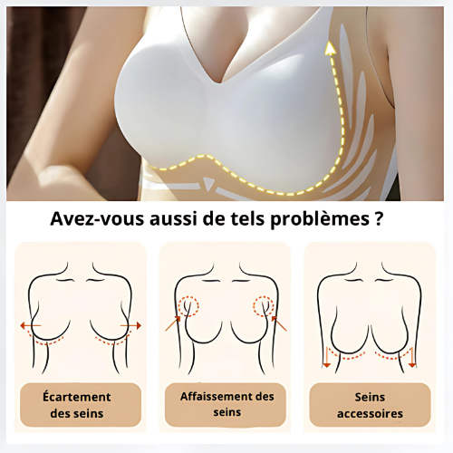 Siluetis™ - Soutien-gorge push-up sans armatures anti-affaissement