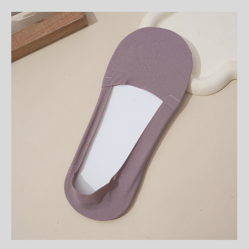 Chaussettes Invisibles Pour Hommes Et Femmes - Ballerines En Coton Bio Avec Semelle Anti-Dérapante