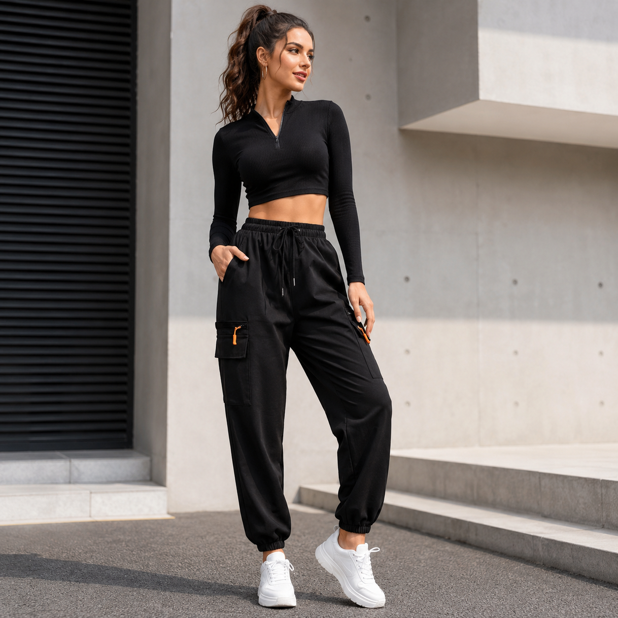 Mouvea™ Pantalon Cargo Décontracté