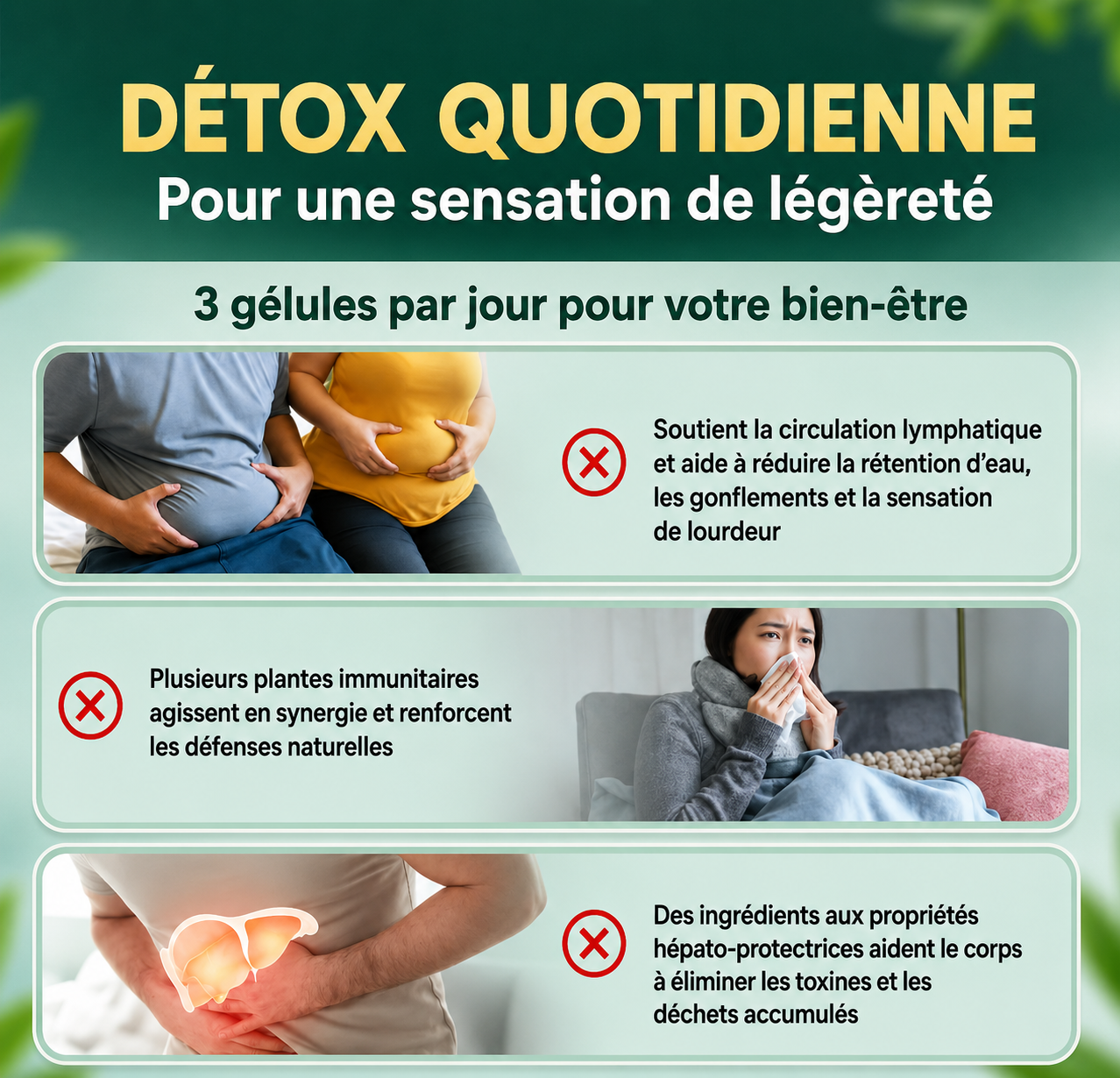 Drainage Lymphatic™ — Complexe végétal pour une sensation de légèreté