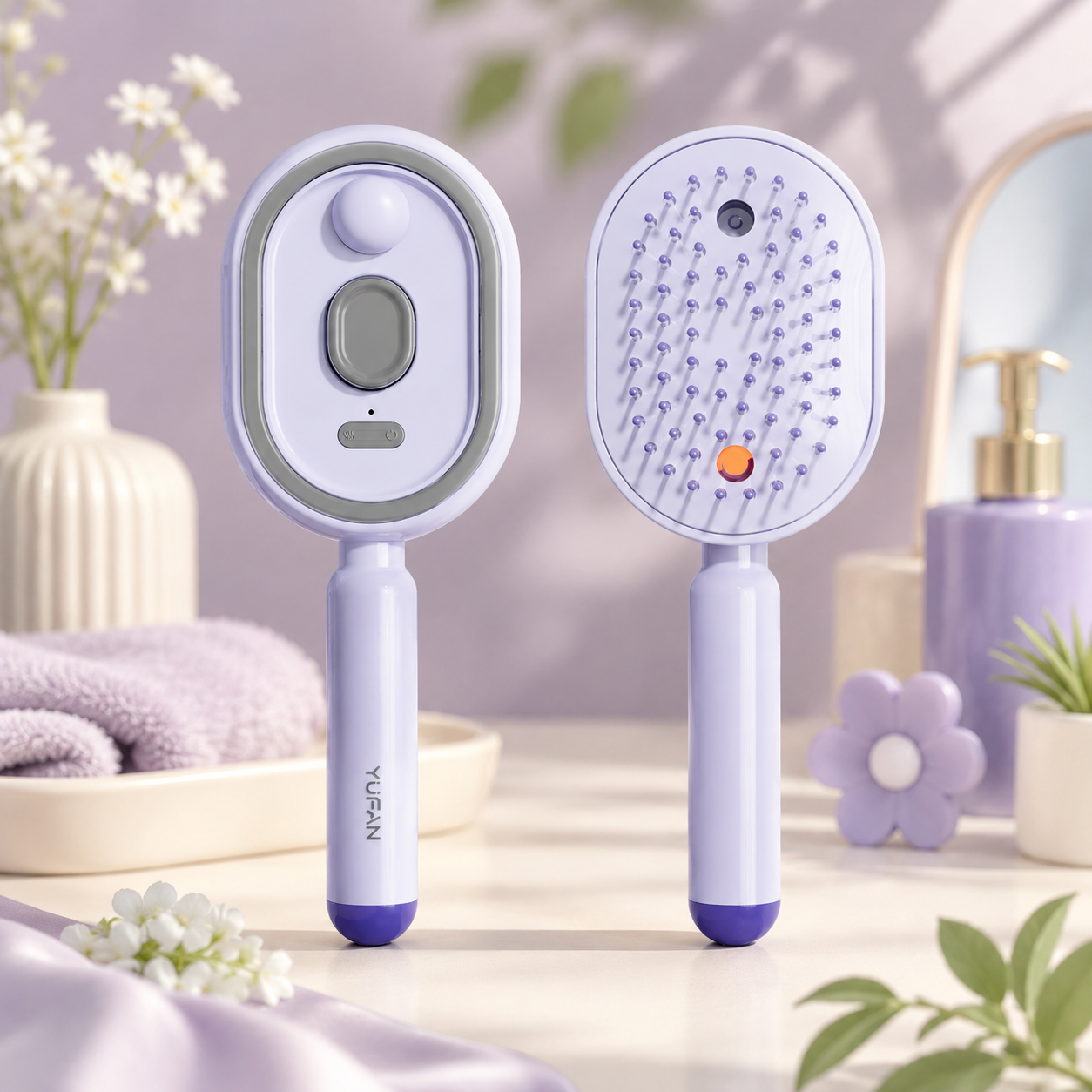Luméa™ BrushPro 3-en-1 | Brosse Électrique Nano-Brume