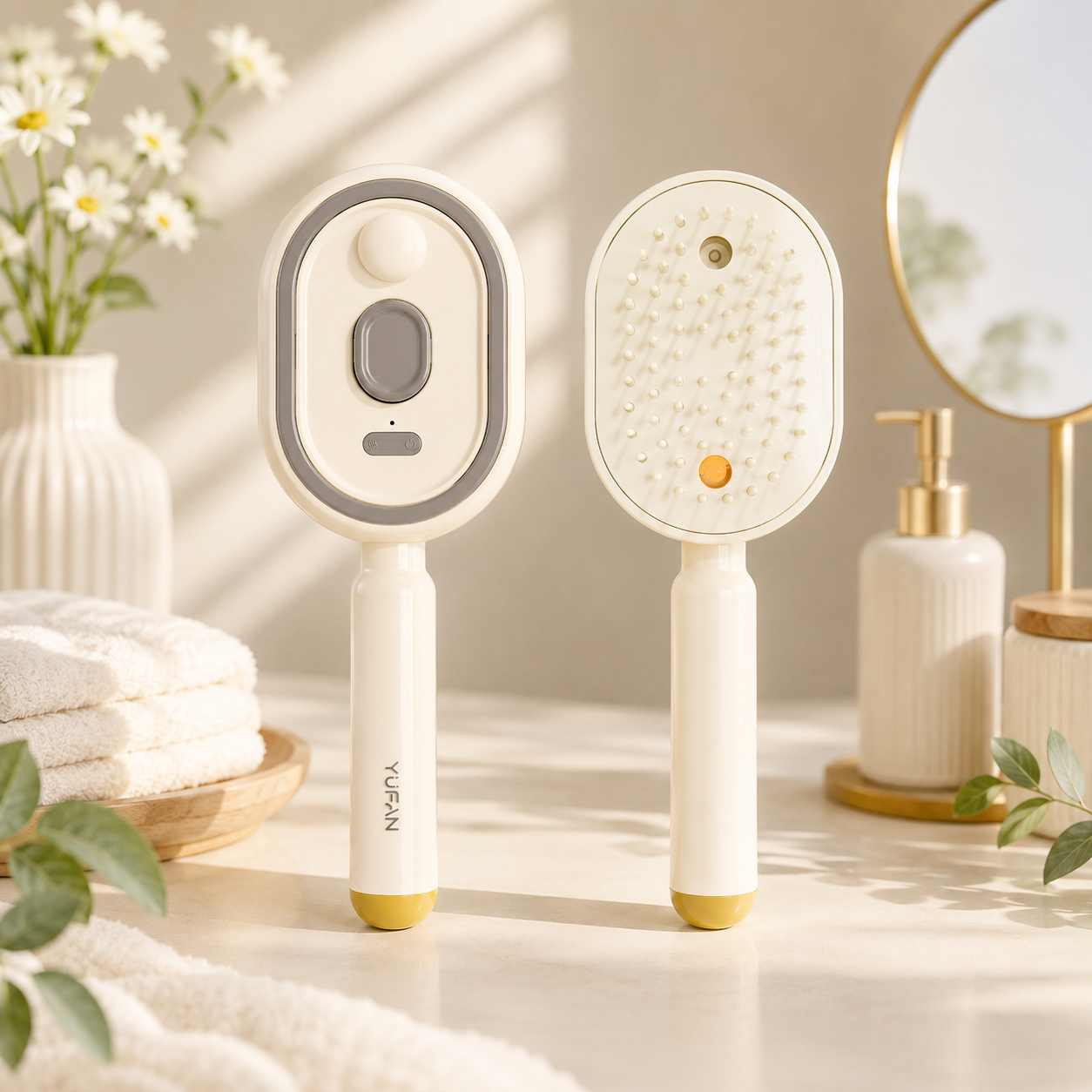 Luméa™ BrushPro 3-en-1 | Brosse Électrique Nano-Brume