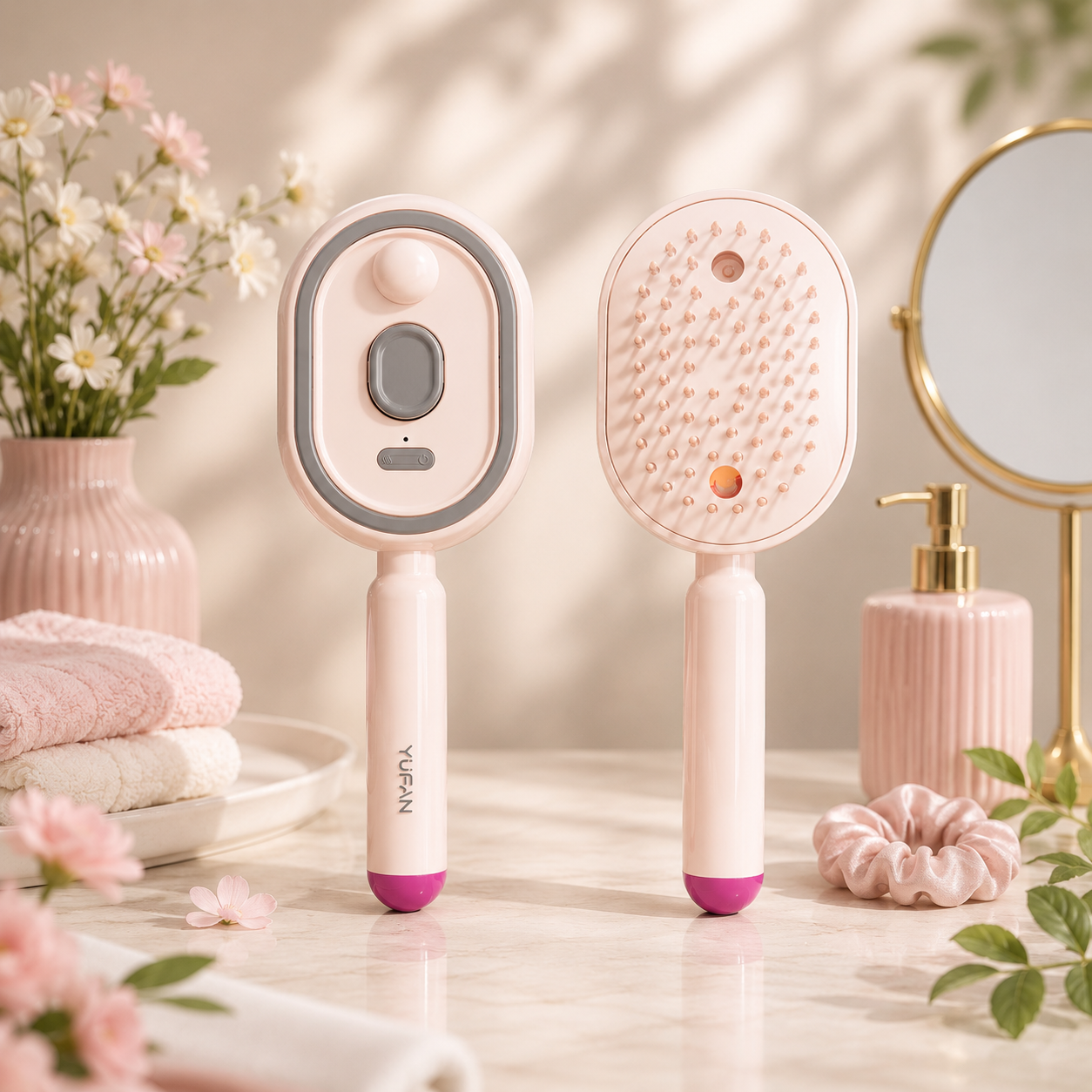 Luméa™ BrushPro 3-en-1 | Brosse Électrique Nano-Brume