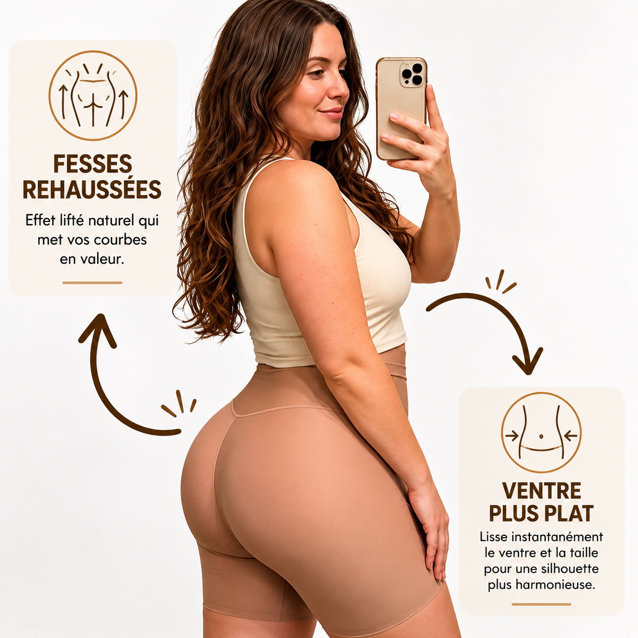 Svelina™ – Short Gainant Invisible Taille Haute