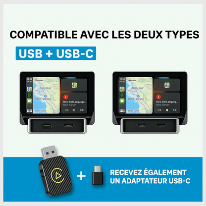 Adaptateur sans fil CarPlay