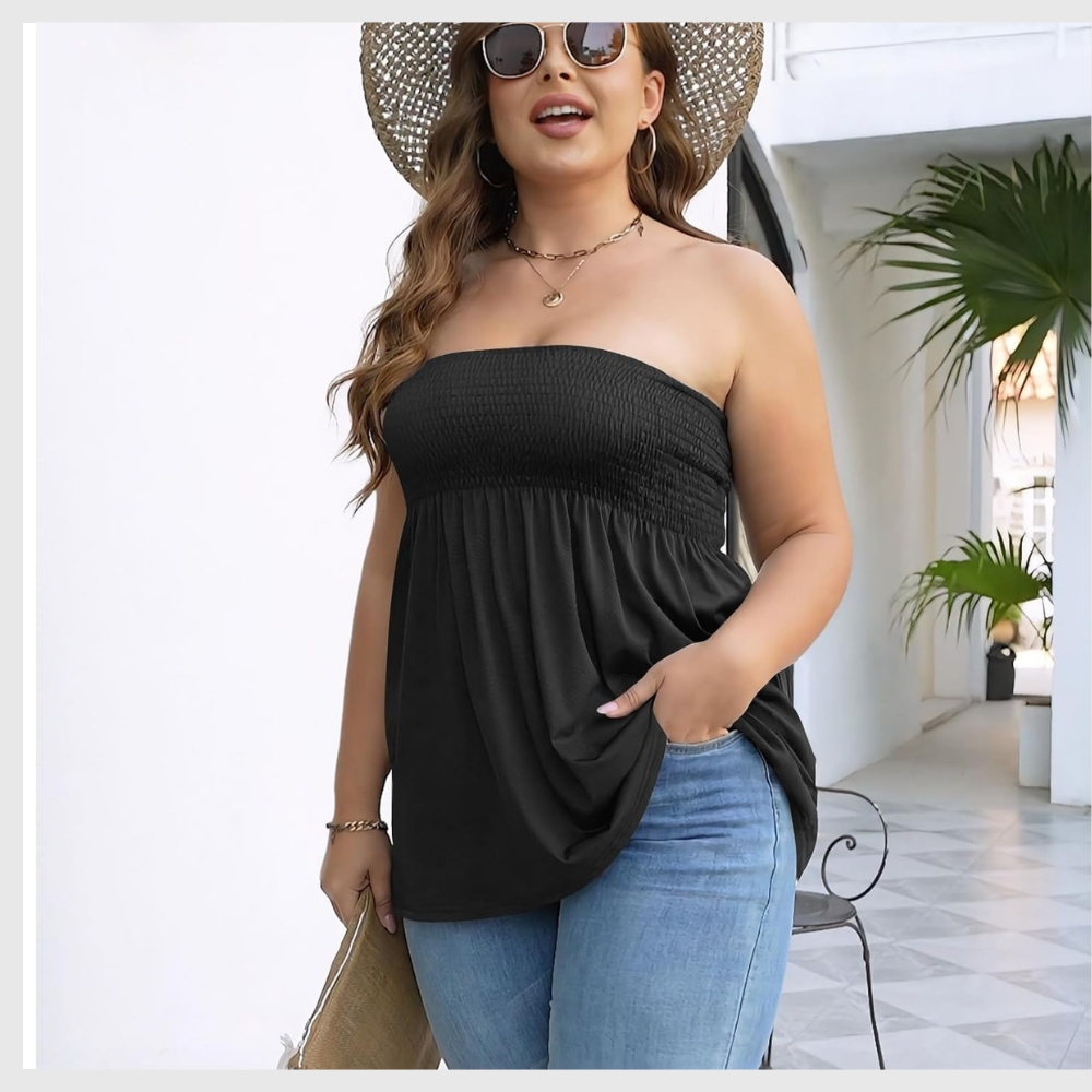 Élégancia™ – Haut Tube Chic et Intemporel