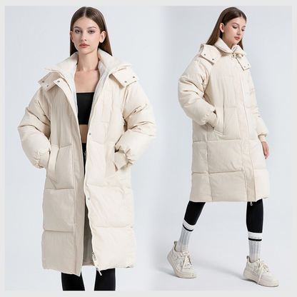 Nordica™ – Doudoune Longue Hivernale à Capuche