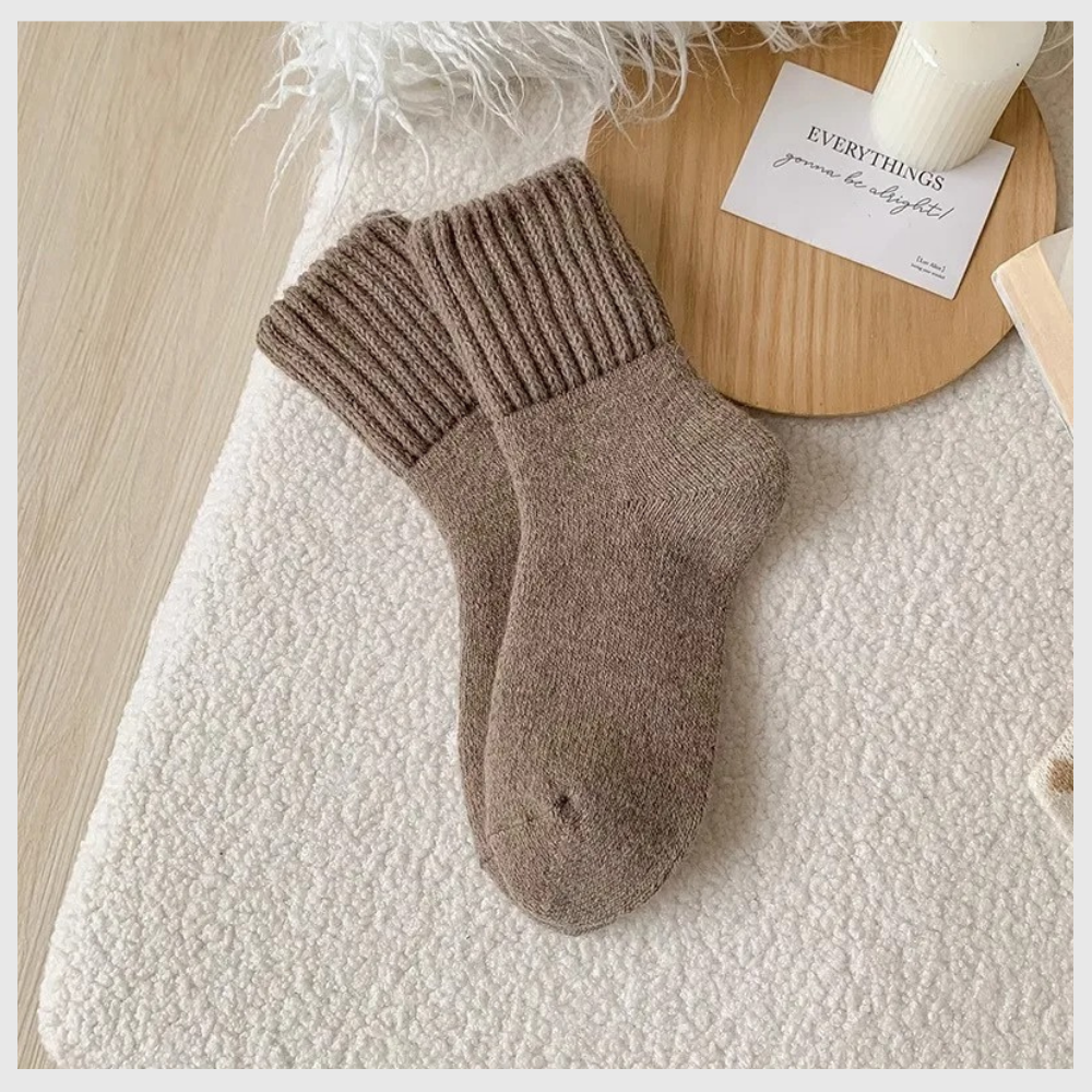 ChaleurDouce™ – Chaussettes Crew Thermiques (5 Paires)