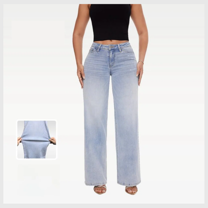 SculptaJean™ – Jean Taille Basse Sculptant & Évasé