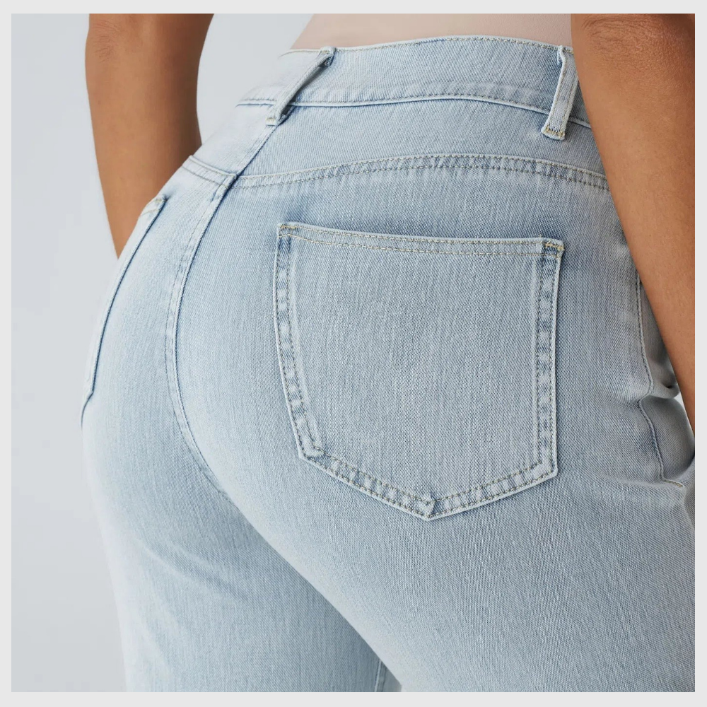 Pantalon élastique et confortable avec taille haute