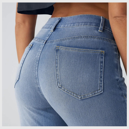 Pantalon élastique et confortable avec taille haute
