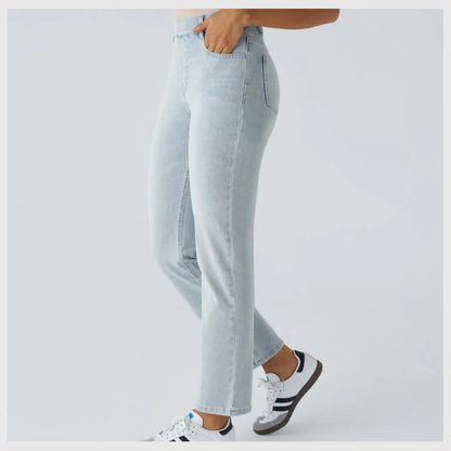 Pantalon élastique et confortable avec taille haute