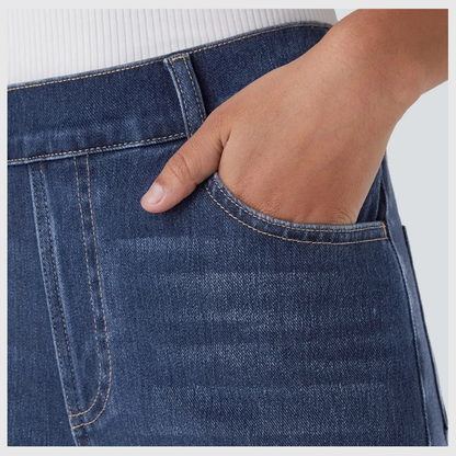 Pantalon élastique et confortable avec taille haute