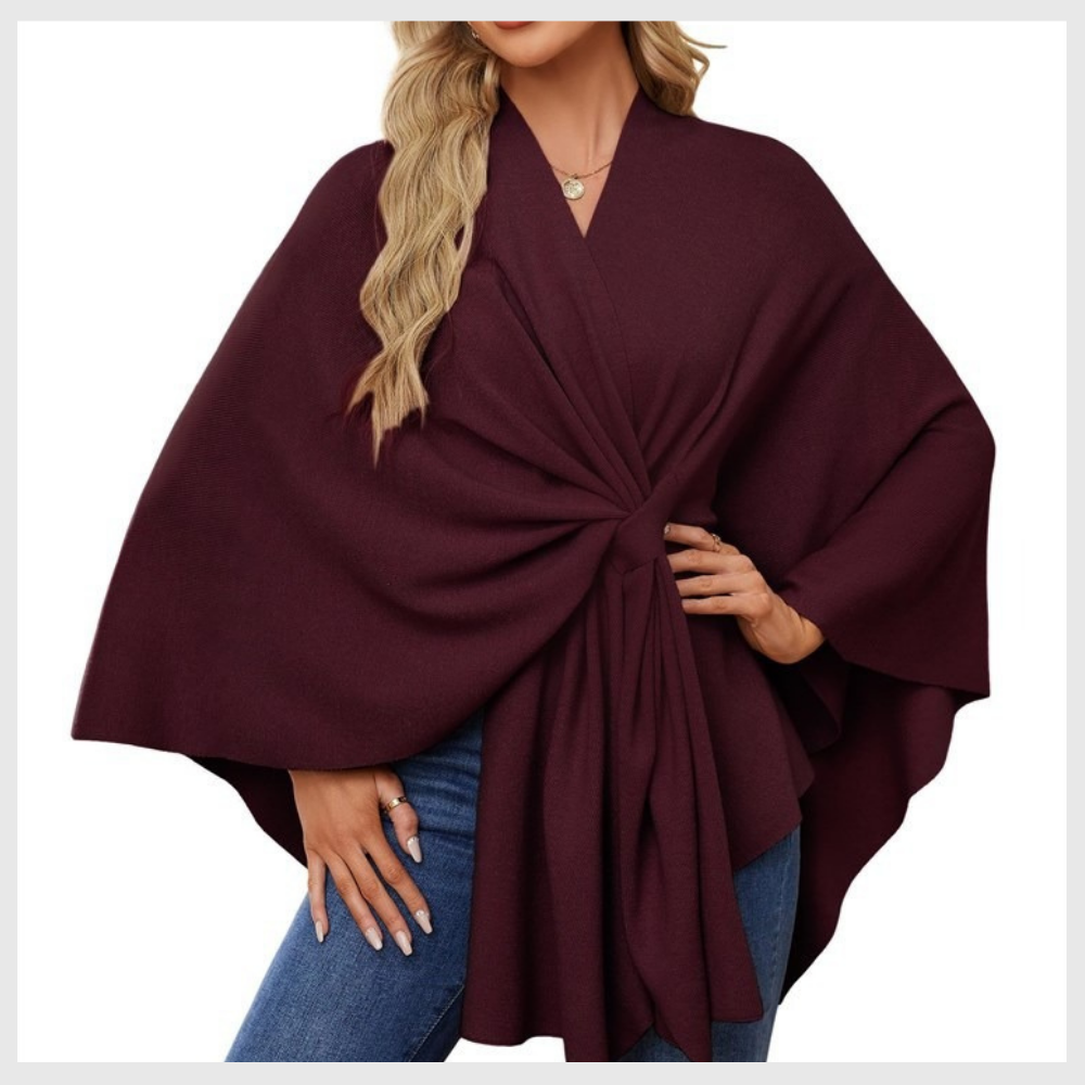 Châle Câlin™ – Tricot Douillet au Style Épuré